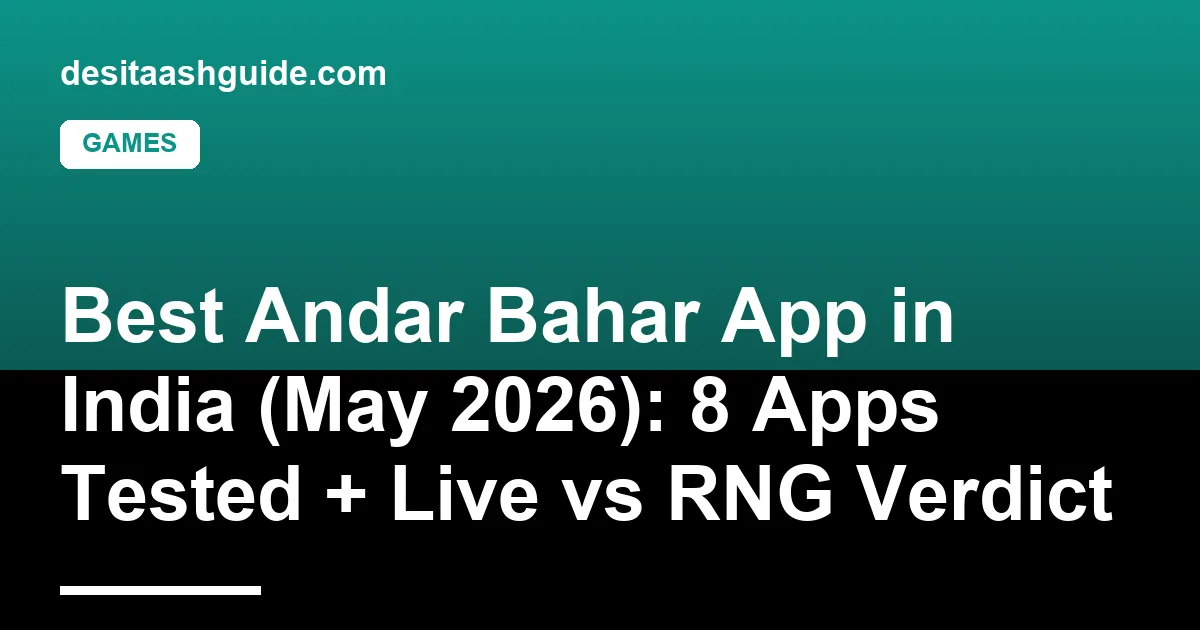 8 Andar Bahar apps lobby screens compared side by side