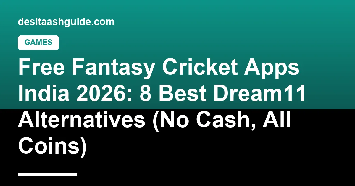 Eight free-to-play fantasy cricket app icons arranged with India map and PROGA 2026 caption