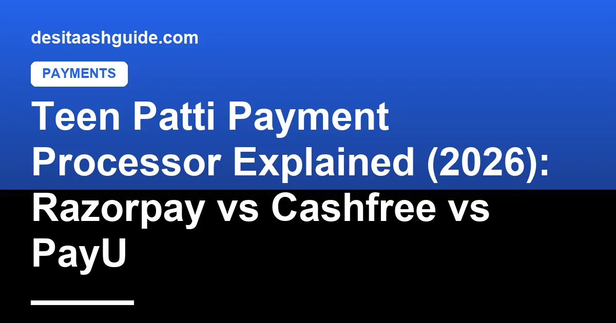 Diagram of Teen Patti payment chain from user UPI through aggregator to operator
