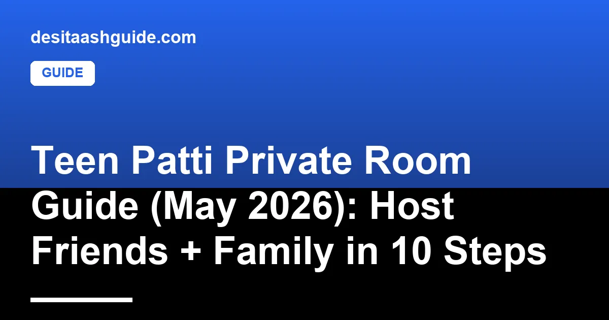 Teen Patti private room with 6 friends seated around table