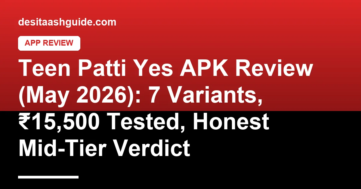 Teen Patti Yes lobby on a OnePlus Nord showing the 7 variants menu and the ₹50 welcome chip popup